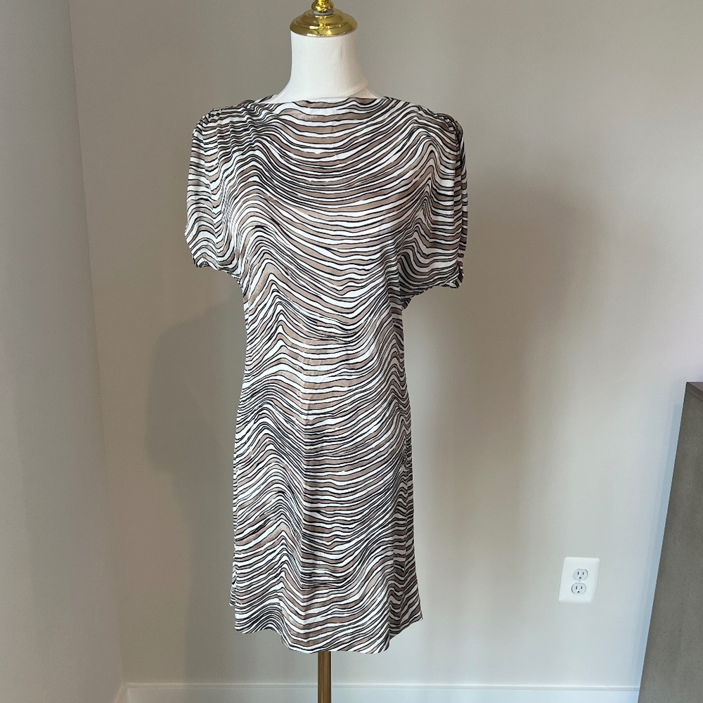 Trina Turk Striped Dress -- sz M